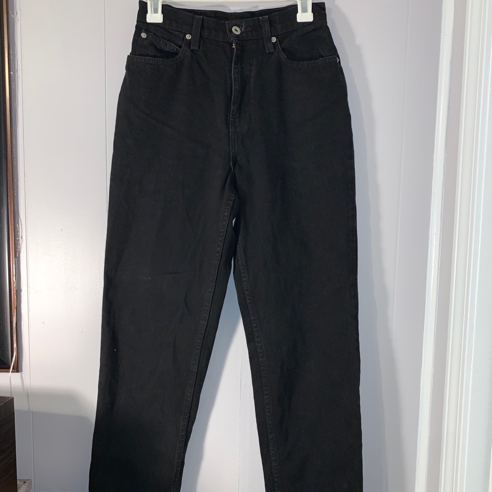 Black Straight Leg Jeans
